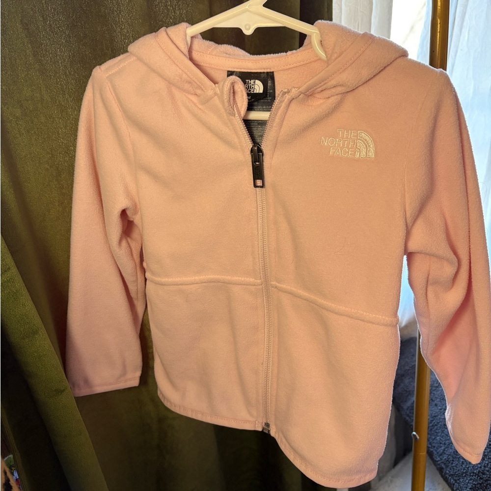 The North Face Kids Pink Fleece Jacket - Picture 6 of 7